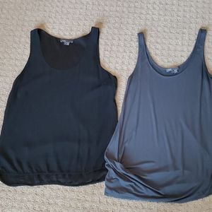 2 Vince Tank Tops (Black and Gray)